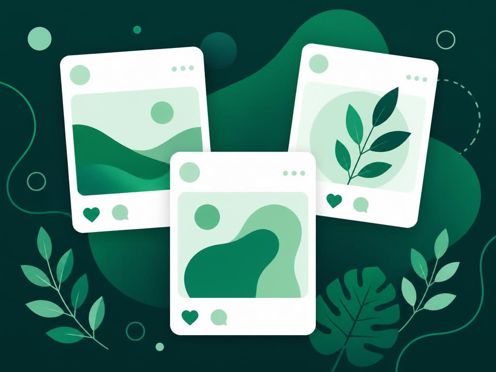 Ilustração de um feed de rede social da Famiza